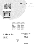 COVER Diagram and Parts List for FGS367ECB  Frigidaire Range