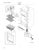 Part Location Diagram of 297199000 Frigidaire GRILLE/KICKPLATE