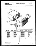 CABINET PARTS Diagram and Parts List for KAL102S1A1  Kelvinator Air Conditioner