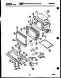 BODY PARTS Diagram and Parts List for MVH1150C2  Frigidaire Microwave