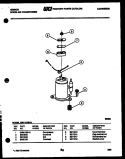 COMPRESSOR PARTS Diagram and Parts List for AM11C4EVA  Gibson Air Conditioner