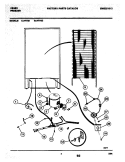 SYSTEM Diagram and Parts List for VR162  Frigidaire Freezer