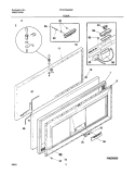 Part Location Diagram of 216823300 Frigidaire Rocker Switch