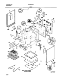 BODY Diagram and Parts List for FEF365ASC  Frigidaire Range