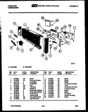 CONSOLE AND CONTROL PARTS Diagram and Parts List for DW1800FH  Frigidaire Dishwasher