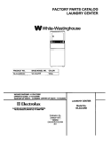 COVER Diagram and Parts List for WLXG42REW2  Westinghouse Washer Dryer Combo