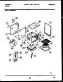 BODY PARTS Diagram and Parts List for CE302BP2H1  Frigidaire Range