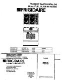 COVER Diagram and Parts List for FCS367CHSC  Frigidaire Range