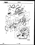 ICE MAKER AND INSTALLATION PARTS Diagram and Parts List for FPGS19TIAL1  Frigidaire Refrigerator