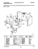 CONTROL PARTS Diagram and Parts List for 7HA701A  Frigidaire Air Conditioner
