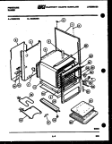 BODY PARTS Diagram and Parts List for RG26CW3  Frigidaire Range
