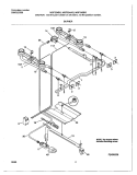 BURNER Diagram and Parts List for MGF324BGDE  Frigidaire Range