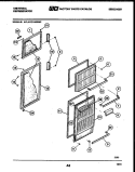 DOOR PARTS Diagram and Parts List for ATC150WKW2  Frigidaire Refrigerator