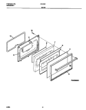 DOOR Diagram and Parts List for 31-2442-23-02  Tappan Range