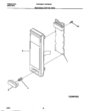 MICROWAVE CONTROL PANEL Diagram and Parts List for TEB794BBBB  Tappan Microwave Oven Combo