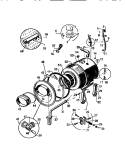 TUBS Diagram and Parts List for LT150JXD1  Frigidaire Washer