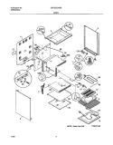 BODY Diagram and Parts List for GEF352CHSB  Gibson Range