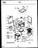 UPPER BODY PARTS Diagram and Parts List for 73-3751-23-02  Tappan Range