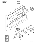 BACKGUARD Diagram and Parts List for MPF311PCDA  Tappan Range