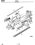 BACKGUARD Diagram and Parts List for FES300WCD2  Frigidaire Range