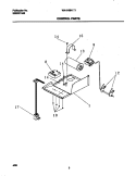 CONTROL PARTS Diagram and Parts List for WAH106H1T1  Frigidaire Air Conditioner