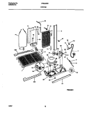 SYSTEM Diagram and Parts List for FRS24ZGEW2  Frigidaire Refrigerator
