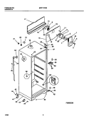 CABINET W / FAN ASSEMBLY Diagram and Parts List for MRT17CRBD2  Frigidaire Refrigerator
