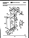CABINET PARTS Diagram and Parts List for RT215MCW2  Frigidaire Refrigerator