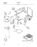 BODY Diagram and Parts List for FGFB33WHSA  Frigidaire Range