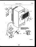 SYSTEM AND AUTOMATIC DEFROST PARTS Diagram and Parts List for FPD14TPLH0  Frigidaire Refrigerator