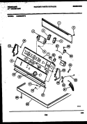 CONSOLE AND CONTROL PARTS Diagram and Parts List for DG6900RW2  Frigidaire Dryer