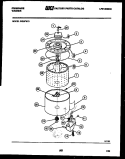 TUB DETAIL Diagram and Parts List for WDSFW0  Frigidaire Washer