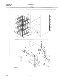 SYSTEM Diagram and Parts List for MFU12M0GW2  Frigidaire Freezer