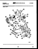 DRYER MOTOR, BLOWER AND BELT Diagram and Parts List for LC248H1  Frigidaire Washer