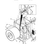 CABINET / DRUM Diagram and Parts List for MDG336MBD1  Frigidaire Dryer