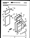 DOOR PARTS Diagram and Parts List for RTG216JCF3A  Frigidaire Refrigerator