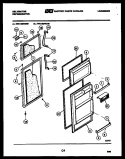 Part Location Diagram of 3916238 Frigidaire PANEL-Freezer  DOOR