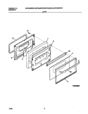 DOOR Diagram and Parts List for MEF322BGWB  Uni Range