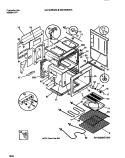 BODY Diagram and Parts List for GEF354BADA  Gibson Range