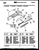 SPLASHER CONTROL Diagram and Parts List for 76-4667-00-04  Tappan Microwave Oven Combo