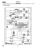 WIRING DIAGRAM Diagram and Parts List for FED387CESB  Frigidaire Wall Oven