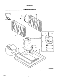 COMPRESSOR Diagram and Parts List for FAC065J7A2  Frigidaire Air Conditioner