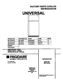COVER Diagram and Parts List for MRT16CGEZ8  Uni Refrigerator