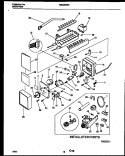 ICE MAKER AND INSTALLATION PARTS Diagram and Parts List for FRS22WNAD1  Frigidaire Refrigerator