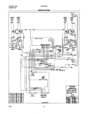 WIRING DIAGRAM Diagram and Parts List for GLEF376AQD  Frigidaire Range