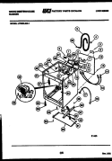 CABINET PARTS Diagram and Parts List for LT800LXH1  Frigidaire Washer