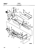 ICECONTAINER Diagram and Parts List for FRS20ZSGB2  Frigidaire Refrigerator