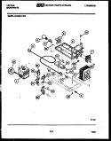POWER CONTROL Diagram and Parts List for 56-5897-10-01  Tappan Microwave