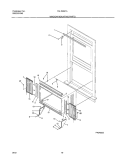MOUNTING Diagram and Parts List for FAL104K1A1  Frigidaire Freezer
