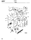 CABINET Diagram and Parts List for FRT20NGCD7  Frigidaire Refrigerator